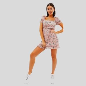 Missguided milk maid dress with square neck